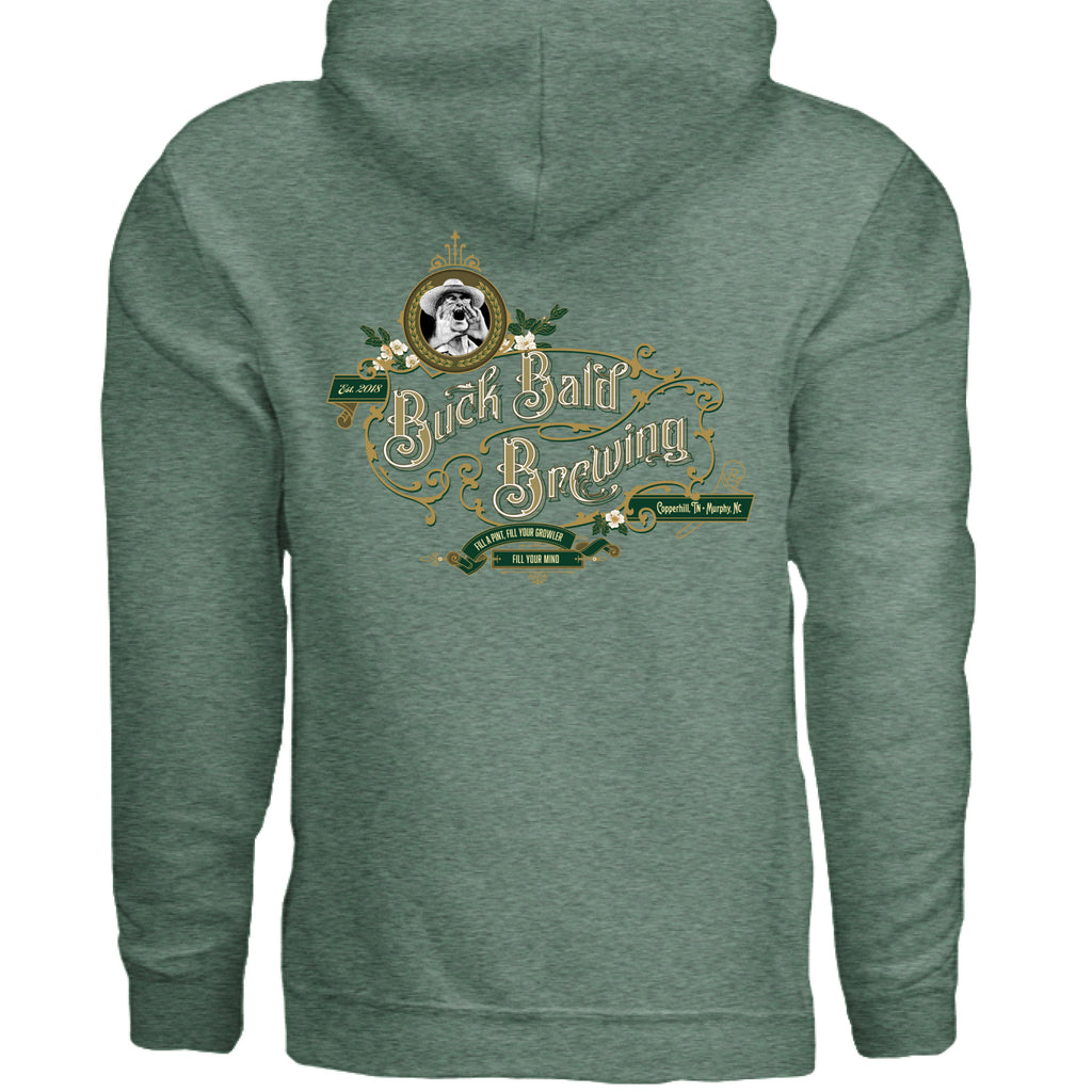 Heather Sport Dark Green - BACK