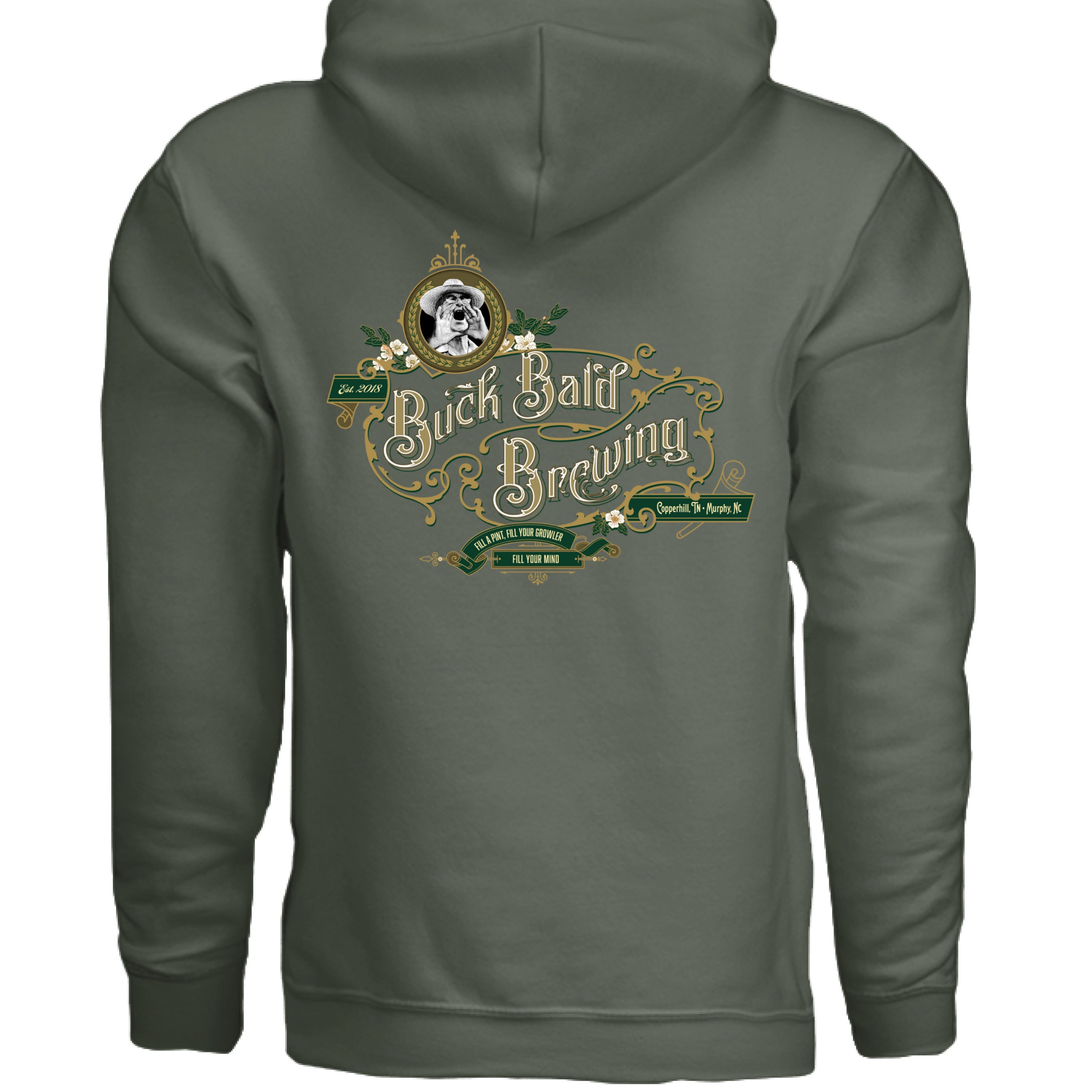 MILITARY GREEN - BACK