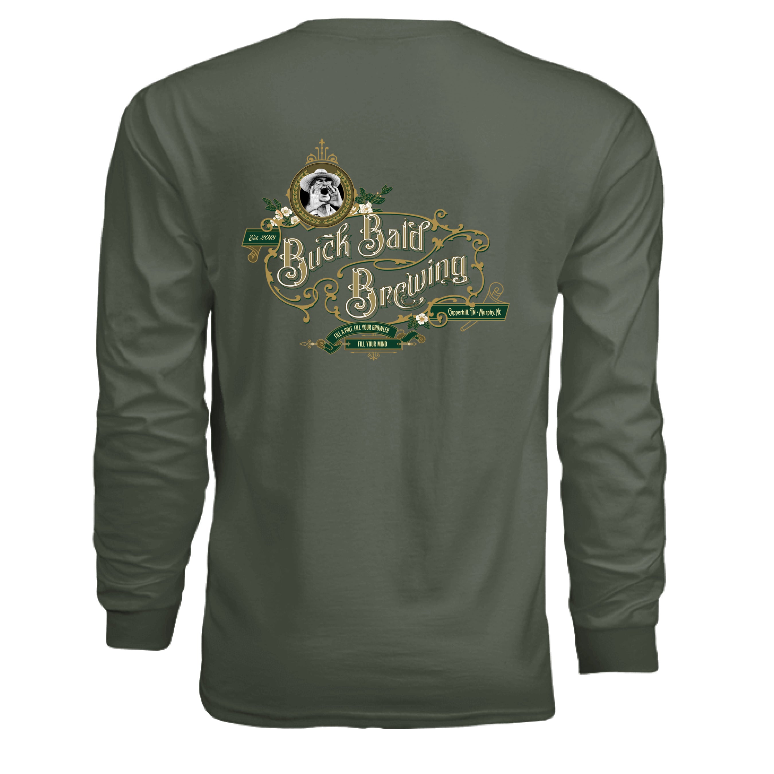 MILITARY GREEN - BACK