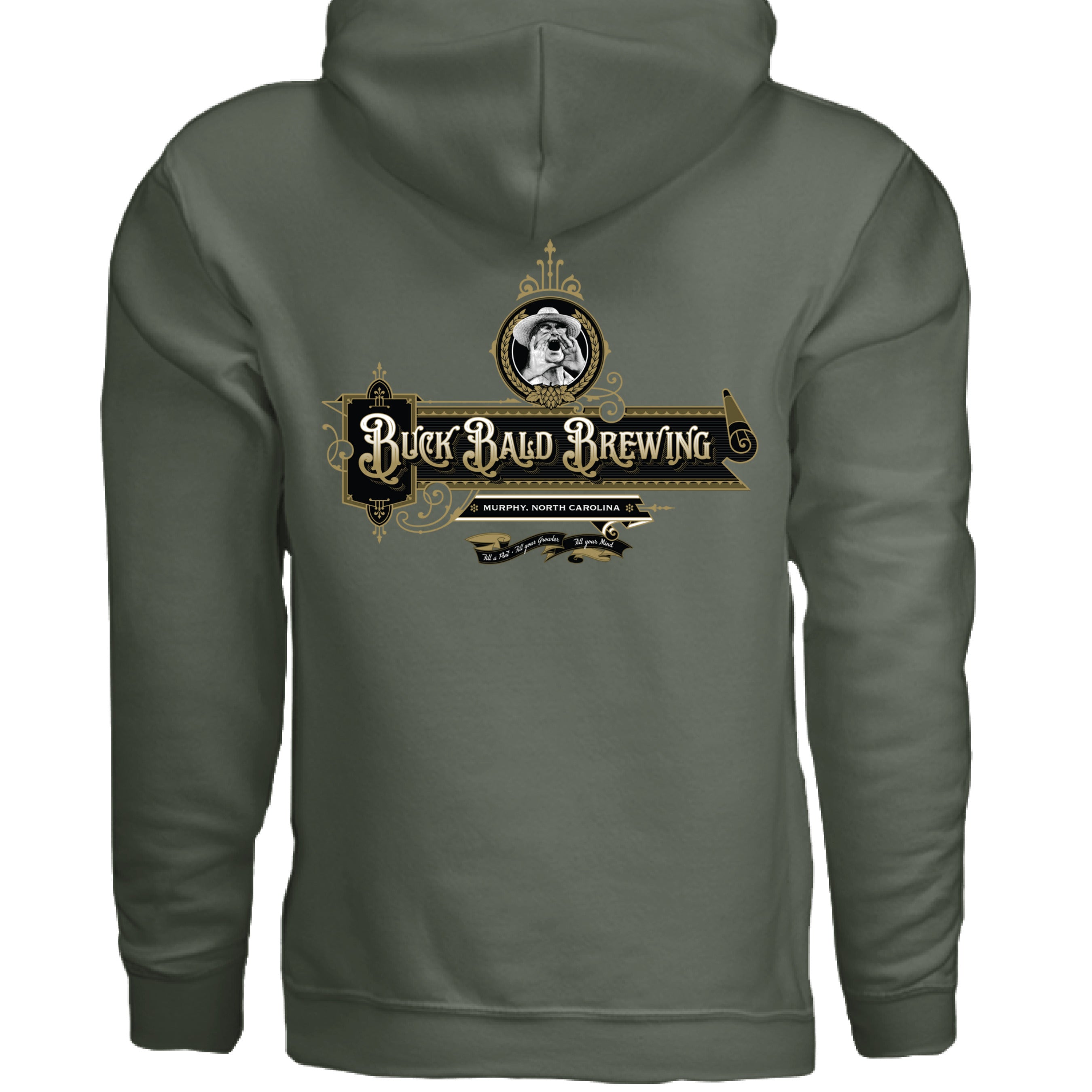 MILITARY GREEN - BACK