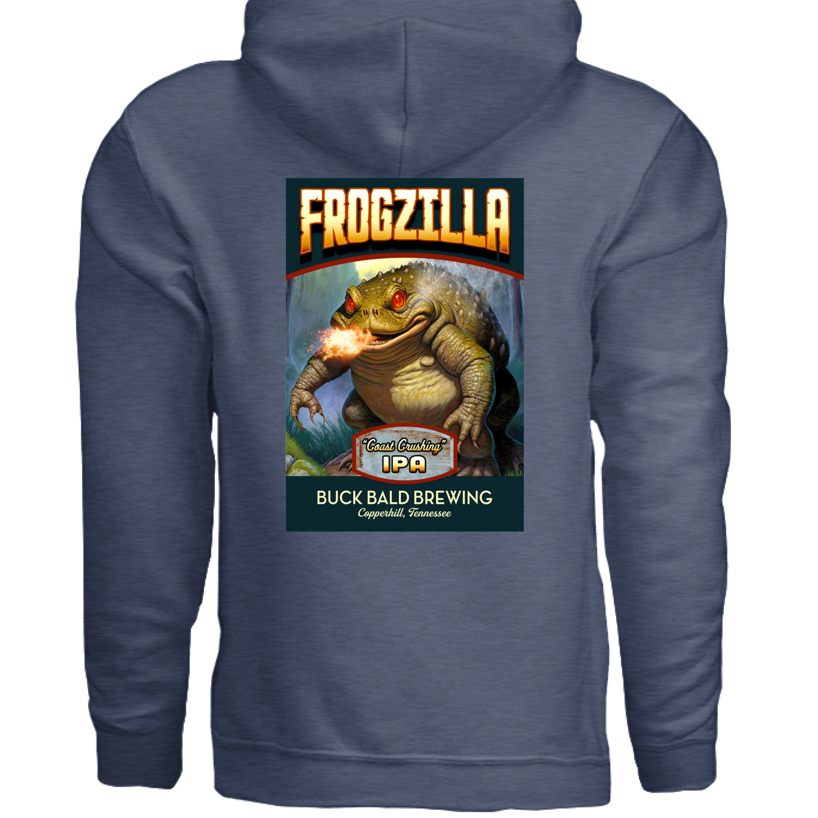 Heather Sport Dark Navy - BACK