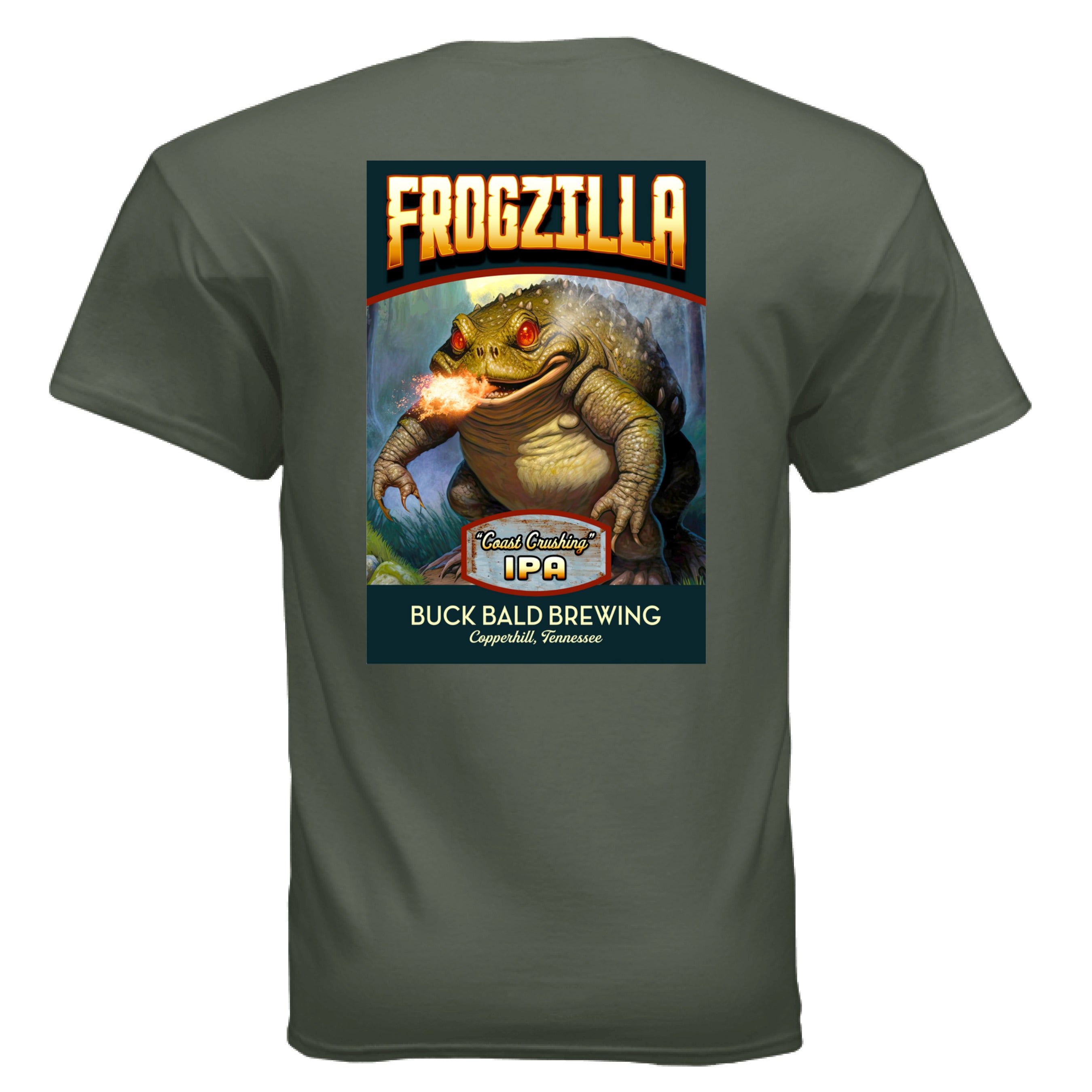 MILITARY GREEN - BACK