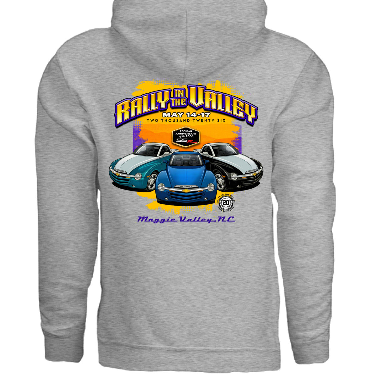 Olympus Rally Merch 2026 Rally in the Valley Hoodie – Buck Bald Merch