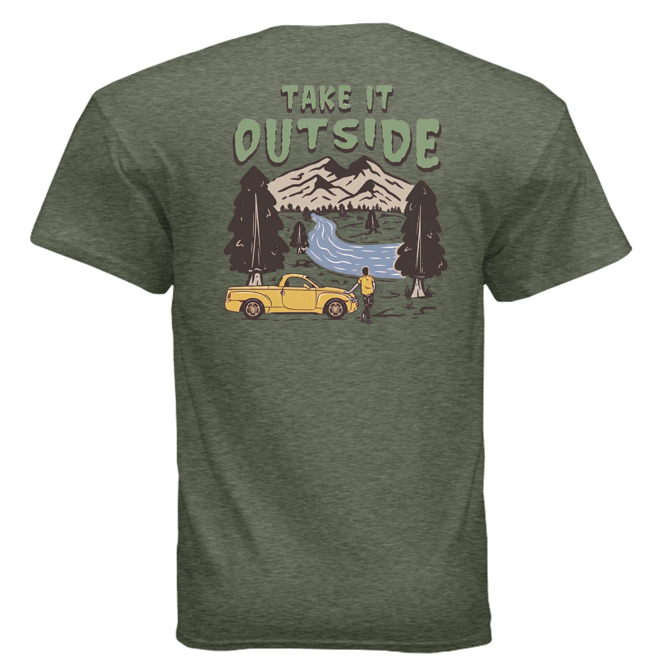 HEATHER MILITARY GREEN - G500 - BACK